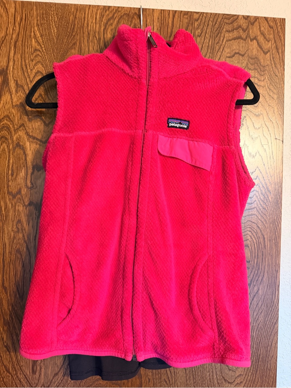 Patagonia Fleece Vest in Hot Pink